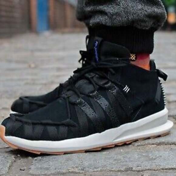 Adidas SL Loop Moc Sneakers Black men sz 4 fits like womem sz 6 - Picture 1 of 9